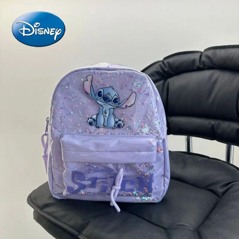 Mochila de moda con dibujos animados de Mickey Mouse de Disney, mochila escolar de lona de Minnie para mujer, mochila de gran capacidad a la moda, mochila para niñas