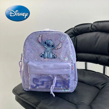 Mochila de moda con dibujos animados de Mickey Mouse de Disney, mochila escolar de lona de Minnie para mujer, mochila de gran capacidad a la moda, mochila para niñas