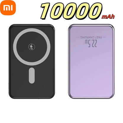 Cargador portátil magnético ultrafino Xiaomi de 500.000 mAh y 22,5 W PD con carga ultrarrápida para iPhone y Samsung.