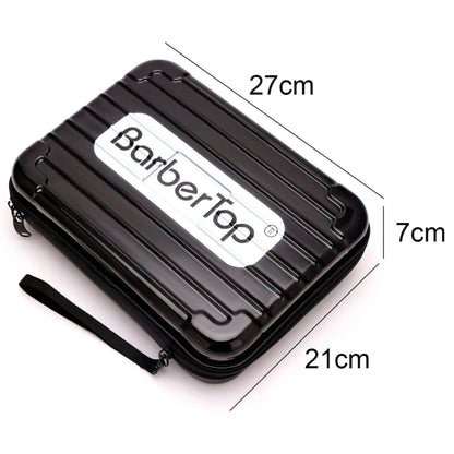 Estuche portátil para tijeras de peluquería, resistente a golpes, maletín de maquillaje, impermeable, sin deformación, para herramientas de peinado.