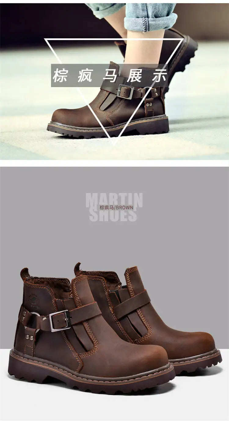 Zapatos de senderismo para hombre, botas de caza impermeables, botines tácticos de combate en el desierto, zapatos de trekking, zapatillas de trabajo de cuero para caminar para mujer