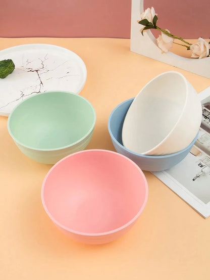 Juego de cubiertos de plástico reutilizables de 4/16/32 piezas, plato de cena/plato de postre/tazón de cereal/taza, para el hogar, fiesta de cumpleaños