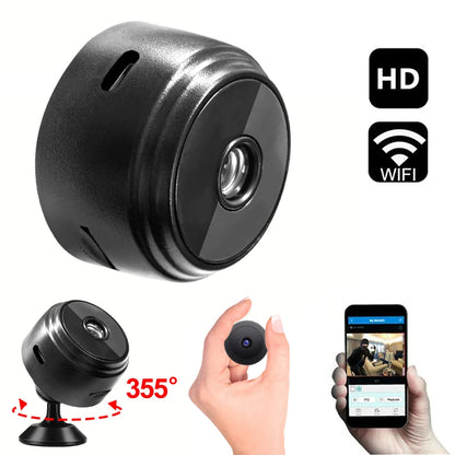 Mini cámara A9 de 2 MP, inalámbrica, con WiFi, para seguridad, monitor remoto, videocámaras, videovigilancia, hogar inteligente.