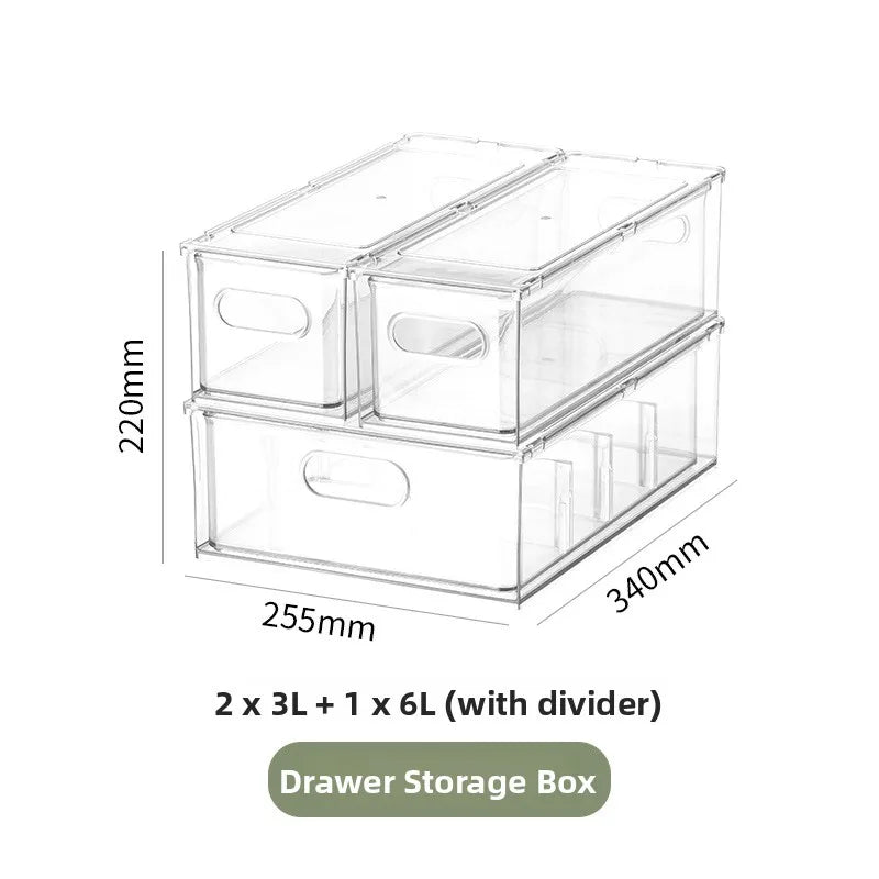 Caja de almacenamiento para refrigerador Der Sle, organizador para huevos, contenedor para conservación, caja de subpaquete de congelación, caja de plástico para alimentos