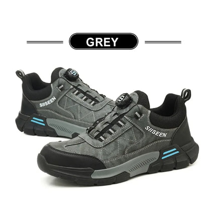 Nuevos zapatos de seguridad para hombre, zapatos de trabajo resistentes a perforaciones, calzado de protección para hombre, botas de trabajo resistentes al desgaste, botas tácticas.