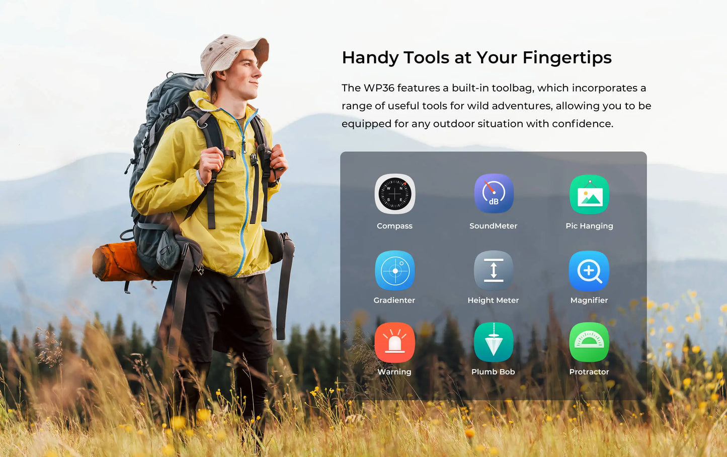 [Estreno mundial] Smartphone resistente Oukitel WP36, batería de 10600 mAh, pantalla HD+ de 6,52", 16 GB de almacenamiento interno, 128 GB de almacenamiento interno, sistema operativo Android 13, cámara de 13 MP