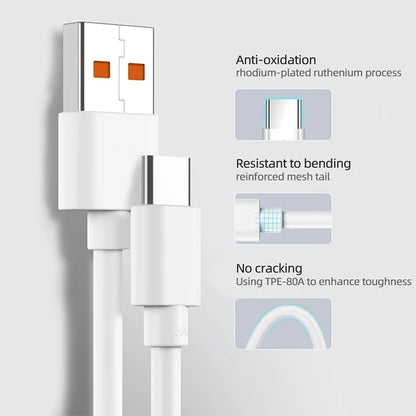 Cable de carga rápida USB tipo C original Xiaomi 6A 120W 90W 67W 55W 33W Turbo para Mi 14 13 12 11 Pro Redmi Note 12 11 T Pro POCO X4