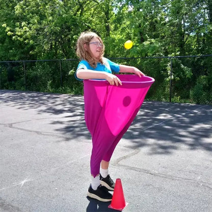 Conos marcadores para juegos de patio "Granny Pants", juegos de patio, juego de reunión familiar, juego gigante para exteriores, kit de juegos recreativos de lanzamiento
