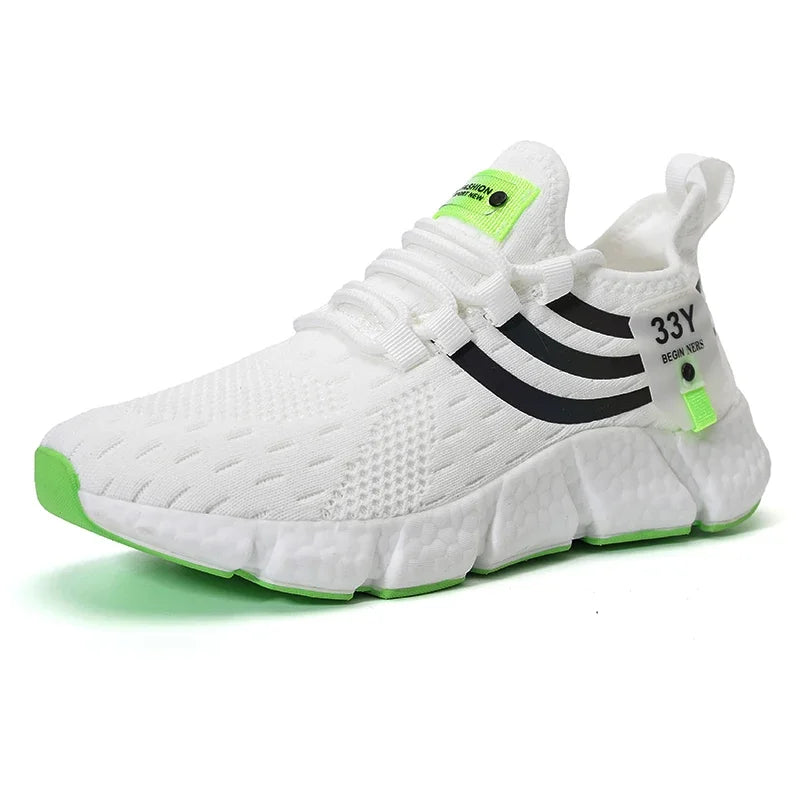 Zapatillas deportivas informales de verano para hombre, transpirables, ligeras, de malla para correr al aire libre, deportivas para correr, tenis para caminar