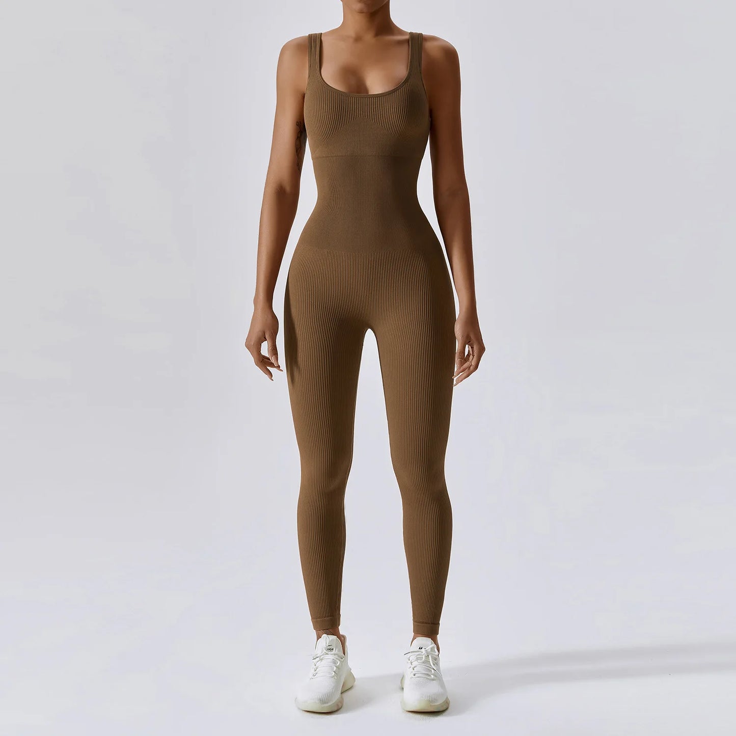 Traje de yoga de una pieza sin costuras de primavera, conjunto de entrenamiento de fitness para danza y tonificación abdominal, mono elástico, ropa deportiva de gimnasio con efecto push up