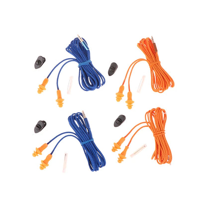 Tapones para los oídos con cordón de silicona suave y reducción de ruido para protección laboral, protección auditiva, trabajo seguro, tapones para los oídos cómodos, orejeras