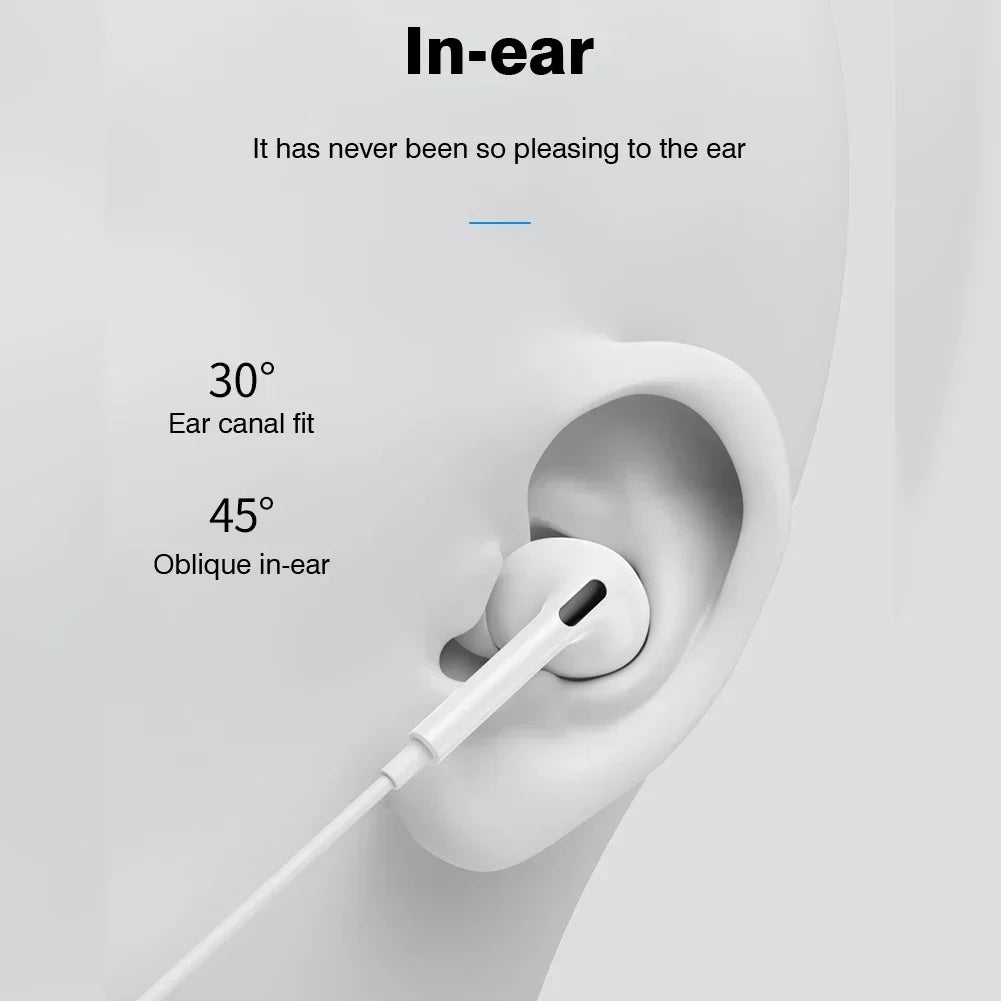 Auriculares originales con cable Bluetooth para Apple iPhone 14 Pro Max 13 12 11 X XS XR 8 7 6 Plus, accesorios para teléfono