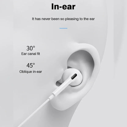 Auriculares originales con cable Bluetooth para Apple iPhone 14 Pro Max 13 12 11 X XS XR 8 7 6 Plus, accesorios para teléfono