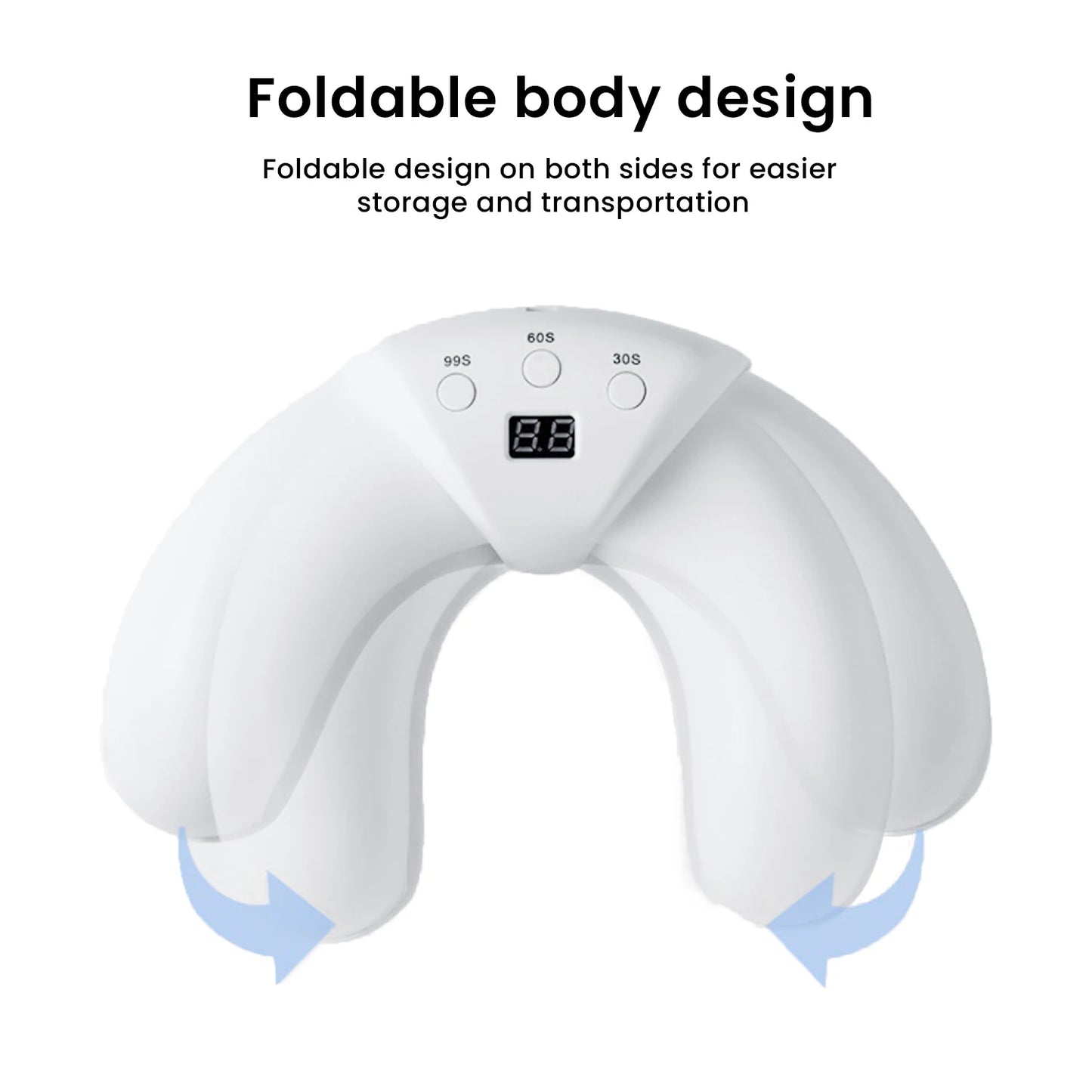 Dispositivo láser para hongos en las uñas, para múltiples uñas de los pies y de las manos. Solución reparadora para uñas dañadas y descoloridas para uso doméstico.