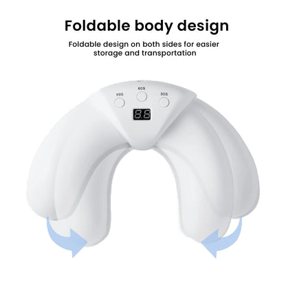Dispositivo láser para hongos en las uñas, para múltiples uñas de los pies y de las manos. Solución reparadora para uñas dañadas y descoloridas para uso doméstico.