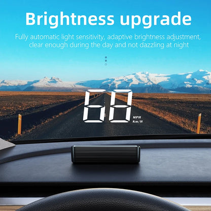 Velocímetro para vehículo Xiaomi KM/H HUD Head Up Display, velocímetro digital, GPS, brújula, proyector multifuncional para parabrisas de coche.