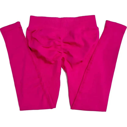 Leggings deportivas sin logo para mujer, efecto push-up, cintura baja, sin costuras, para gimnasio, yoga y entrenamiento.