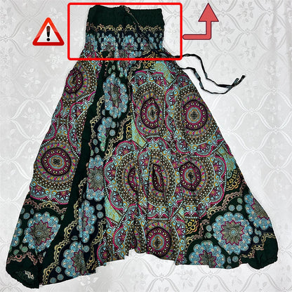 Bohemian Pants Women Pantalones Mujer Hippie High Waist Rayon Harem Baggy Boho Yoga Beach Wear Pour Femme Calca Feminina Printed
