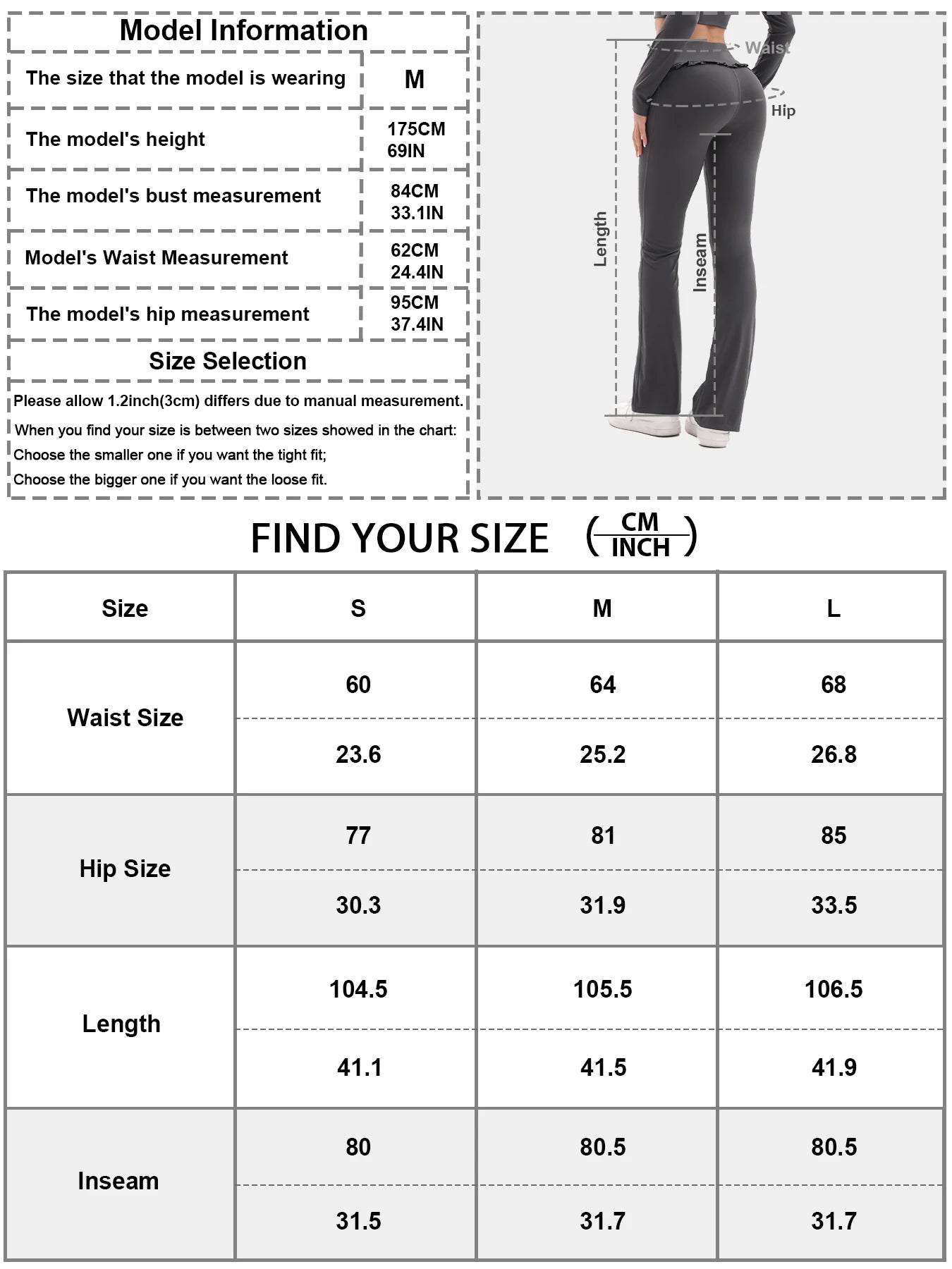 Conjunto de Yoga de 2 Piezas con Volantes para Mujer, Cintura Alta, Control de Abdomen, Pantalones Acampanados, Top de Manga Larga, Ropa Deportiva para Gimnasio, Correr, Clásico, Gris Oscuro