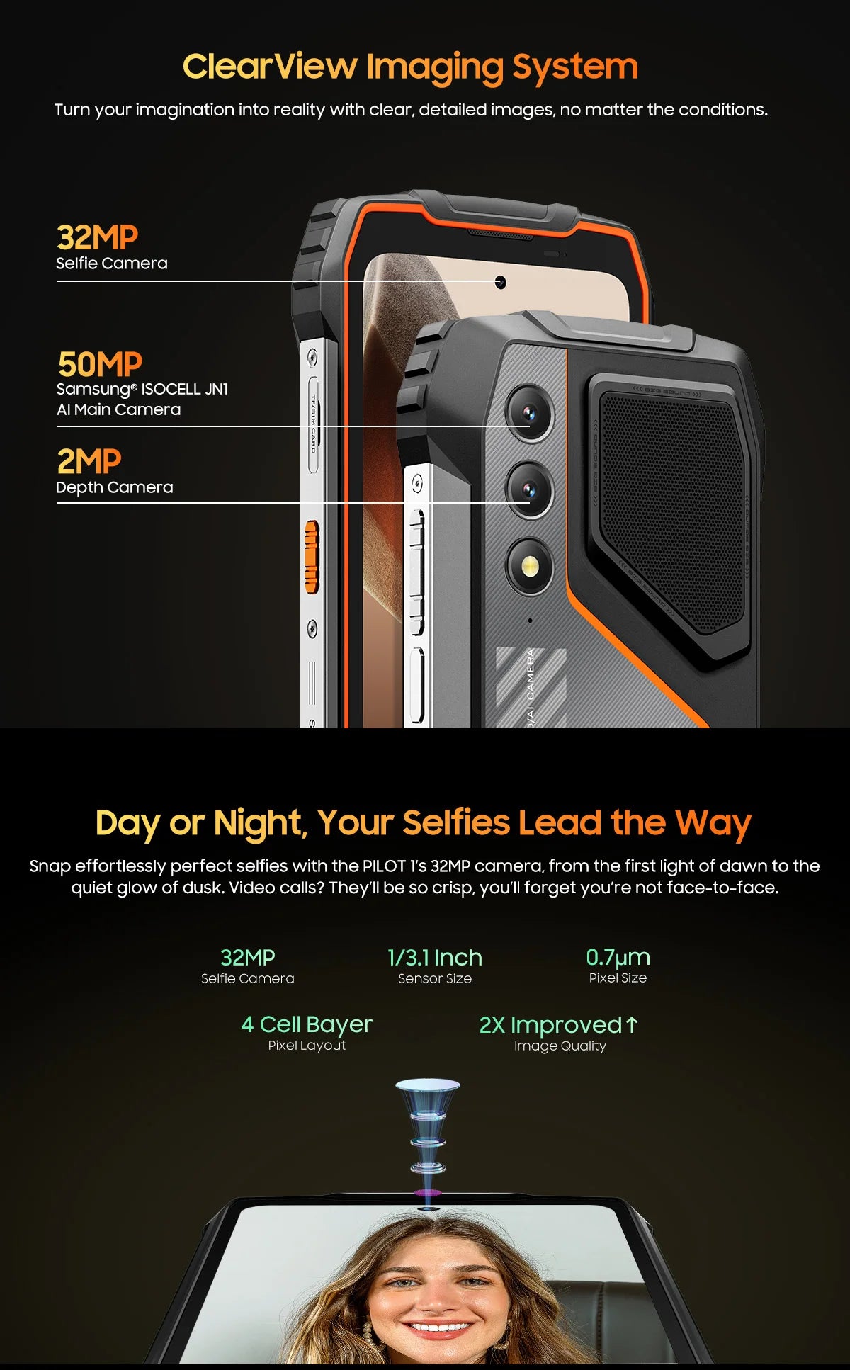 [Estreno mundial] Blackview OSCAL PILOT 1: Teléfono resistente, smartphone de 6 GB y 256 GB, pantalla HD+ de 6,67", batería de 15000 mAh y NFC.