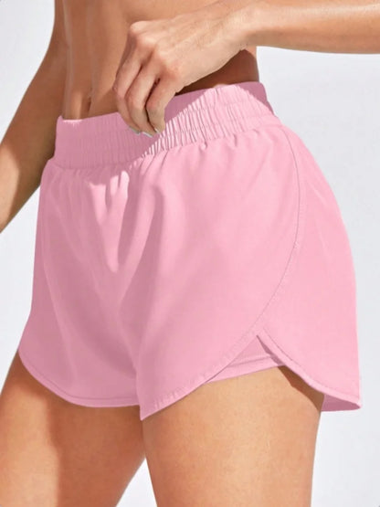 Pantalones cortos de yoga para mujer, mallas elásticas para correr, entrenamiento y gimnasio