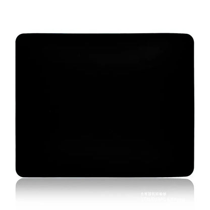 Alfombrilla de ratón para juegos de deportes electrónicos, universal, para ordenador de escritorio y portátil, sencilla y negra, de goma, pequeña, antideslizante.