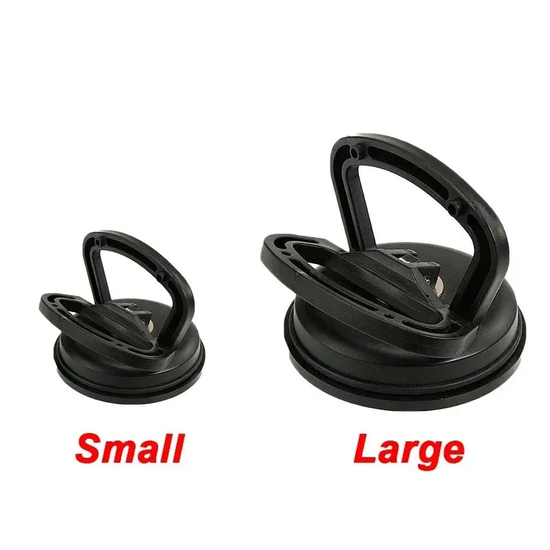 Herramienta de extracción de abolladuras de vidrio para automóvil, extractor de ventosa de 2 pulgadas, color negro y naranja, para reparación de carrocería.