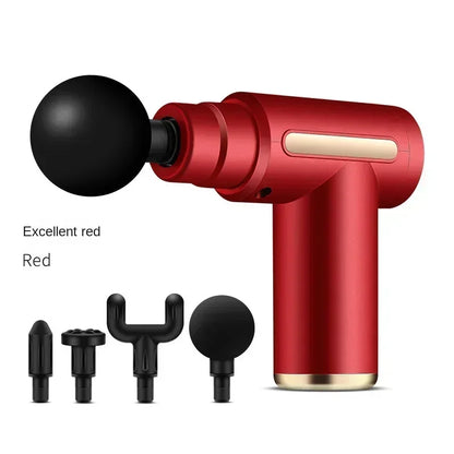 Mini pistola de masaje USB para fascia, relajación muscular, vibración, masaje, equipo de fitness, agarre de cuello, pistola de fascia