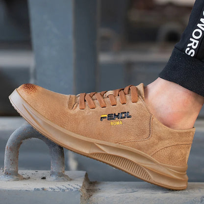 Zapatos de seguridad para hombre, calzado de trabajo antiperforación, zapatos de trabajo indestructibles, zapatillas deportivas, calzado industrial, botas de seguridad antiperforantes.