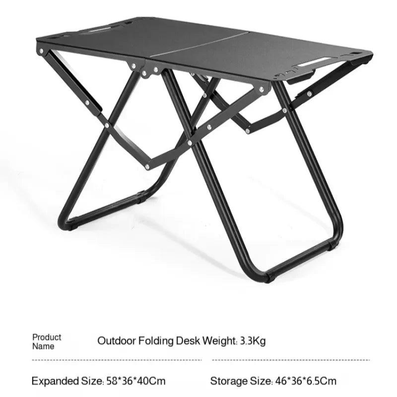 Mesa de comedor plegable multifuncional para exteriores, de aleación de aluminio, para acampar, portátil, para barbacoa, para picnic y camping.