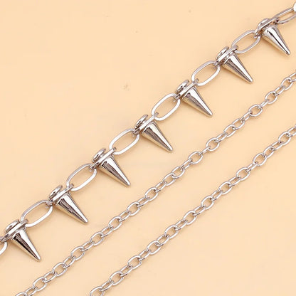 Cadena para pantalones de hip hop, punk, rock, metal, para hombre y mujer, llavero para pantalones, cartera, llavero para vaqueros, joyería unisex de hip hop, regalo.
