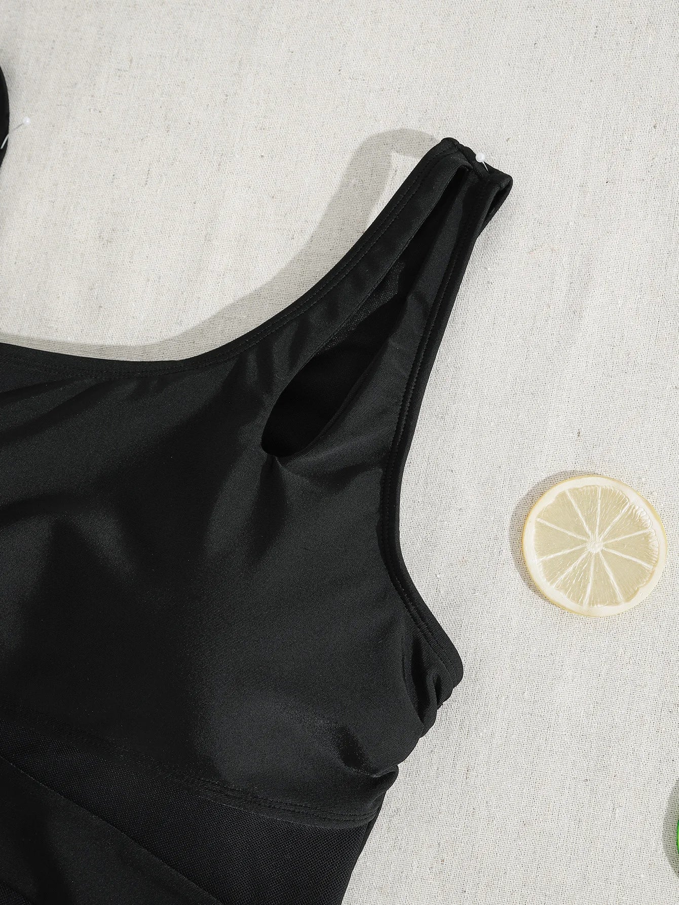 Sexy Women One-Piece Bikini Swimsuit  New Hollow Out Swimwear Women's Fashion Mesh Splicing Beachwear Set