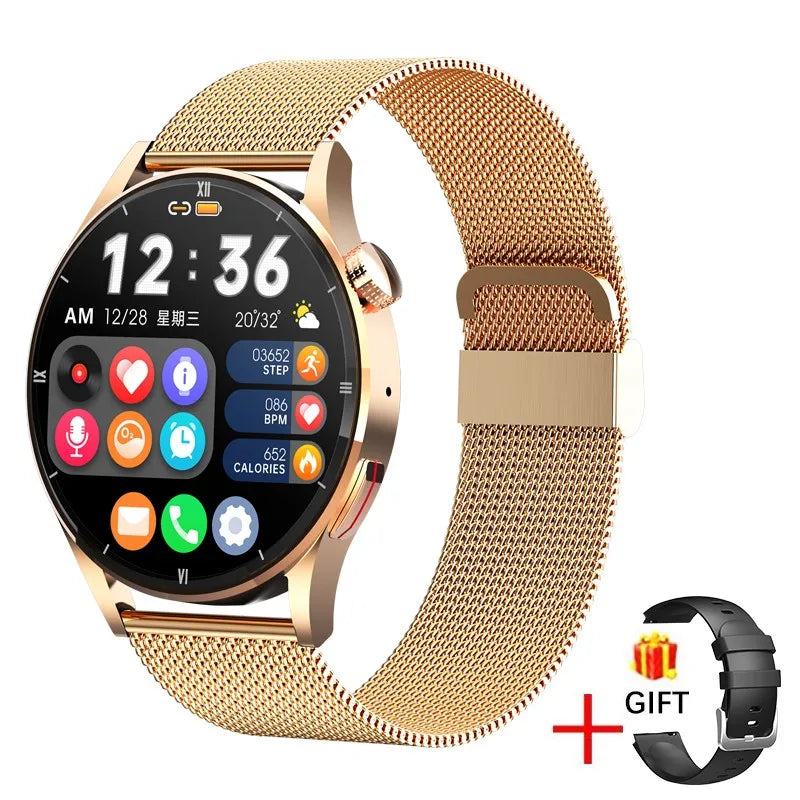 FOXBOX Watch GT3 Pro Reloj inteligente con pantalla AMOLED para hombre, esfera personalizada, respuesta a llamadas, deportivo, fitness, resistente al agua, LIGE
