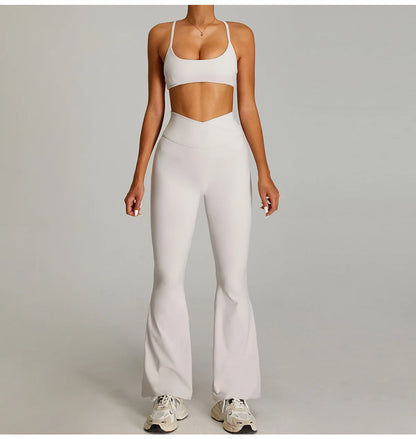 Conjunto deportivo de yoga para mujer mikeyoga, 2 piezas, secado rápido, ideal para gimnasio, correr y entrenar. Incluye ropa deportiva de manga corta para yoga.