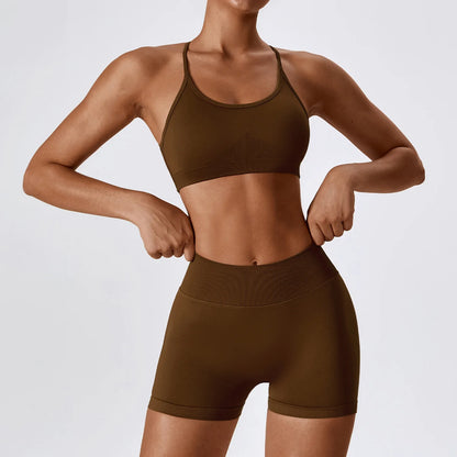 Conjunto de yoga deportivo sin costuras para mujer, 2 o 3 piezas, ropa deportiva para gimnasio, conjuntos de yoga para mujer, chándales, sujetador deportivo, leggings para gimnasio