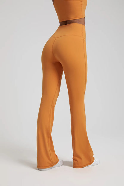 Buttery Soft High Waist Flare Leggings No Front Seam Workout Yoga Flared Pants Full Length Gym Sport Leggings Women Tights