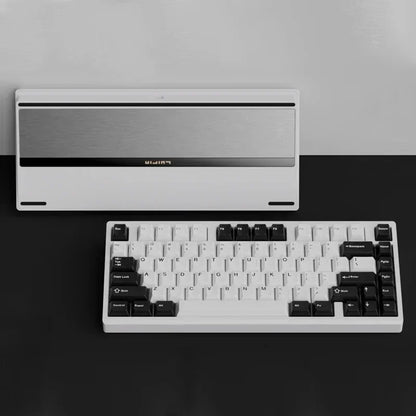 Teclado mecánico inalámbrico ShortCut Studio Bridge75 con Bluetooth, 3 modos RGB, personalizado, de aluminio de larga duración.
