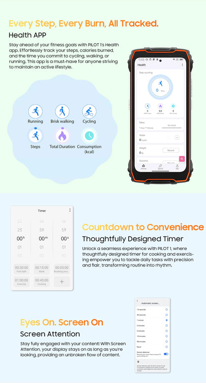 [Estreno mundial] Blackview OSCAL PILOT 1: Teléfono resistente, smartphone de 6 GB y 256 GB, pantalla HD+ de 6,67", batería de 15000 mAh y NFC.