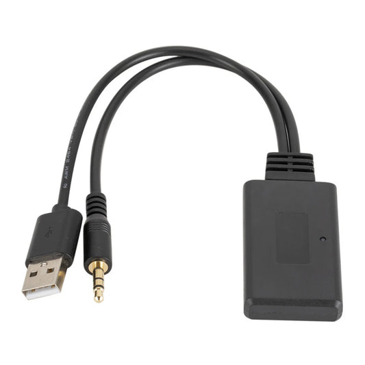 Adaptador de cable de radio compatible con Bluetooth Adaptador universal de receptor de audio y música compatible con Bluetooth Accesorios para automóviles