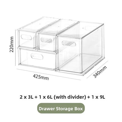 Caja de almacenamiento para refrigerador Der Sle, organizador para huevos, contenedor para conservación, caja de subpaquete de congelación, caja de plástico para alimentos