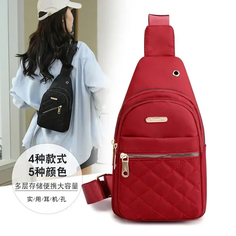 Mochila bordada para mujer, bolso de hombro de tela compuesta, superventas, suministro transfronterizo.