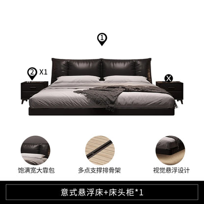Cama de masaje para dormir de hospital, dormitorio, cama doble para niños, cama moderna, caja fuerte de cuero, suite matrimonial, muebles de salón