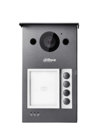 Dahua VTO3311Q-WP: Portero automático IP y Wi-Fi para villas, 2 MP, PoE, vídeo bidireccional H.265, IK08 e IP65, tarjeta IC, aplicación, timbre PoE.