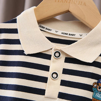 Conjuntos de ropa de dibujos animados para niños, camiseta y pantalones cortos para bebés de 1 a 4 años.