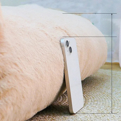 Cama de lujo para gatos, sofá cálido de invierno, nido para mascotas, para perros pequeños y medianos, cómoda cama de felpa para cachorros, suministros para mascotas