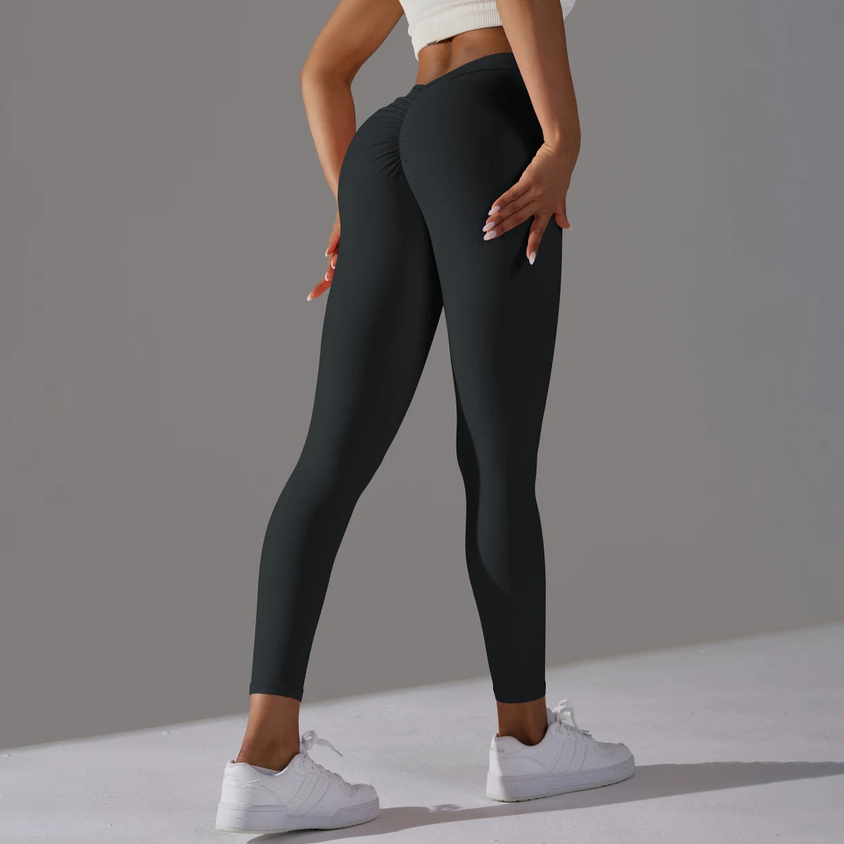 Women Seamless Solid Leggings Knitted High Waist Sports Leggings Fashion Hip Lifting Running Yoga Sport Gym Tights Pantalones