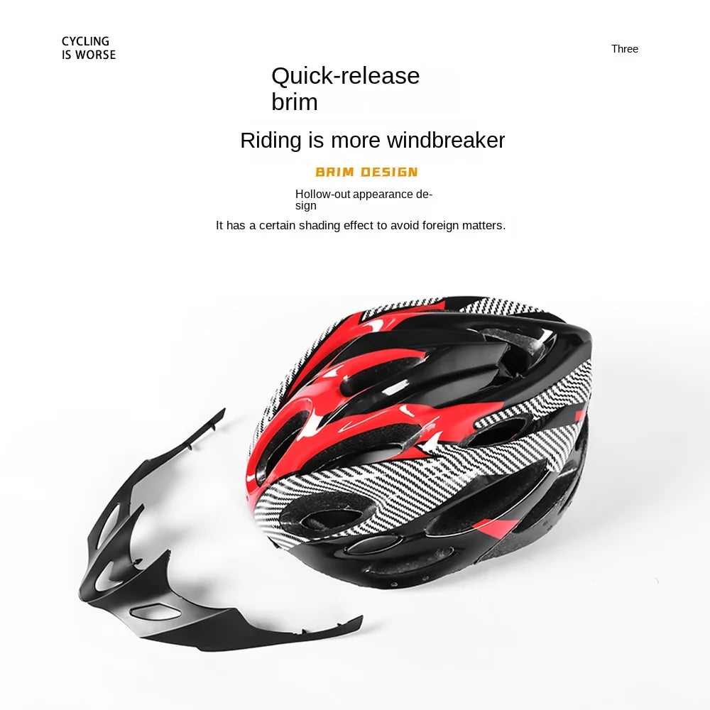 Casco de bicicleta para hombre y mujer, casco deportivo de ciclismo, ajustable, para bicicleta de montaña o carretera, con almohadilla suave, gorro de seguridad, accesorios.