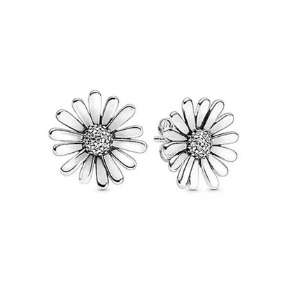 Pendientes de plata 925 con forma de corazón infinito y lazo brillante, originales, para mujer, regalo, joyería fina, 2025