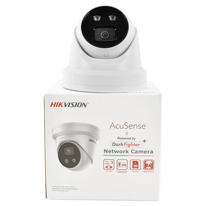 Kit de sistema de videovigilancia Hikvision: cámara IP IR de 8 MP DS-2CD2386G2-IU, NVR 4K PoE de 8 canales DS-7608NI-Q1/8P, sistema de videovigilancia IP67 H.265+.