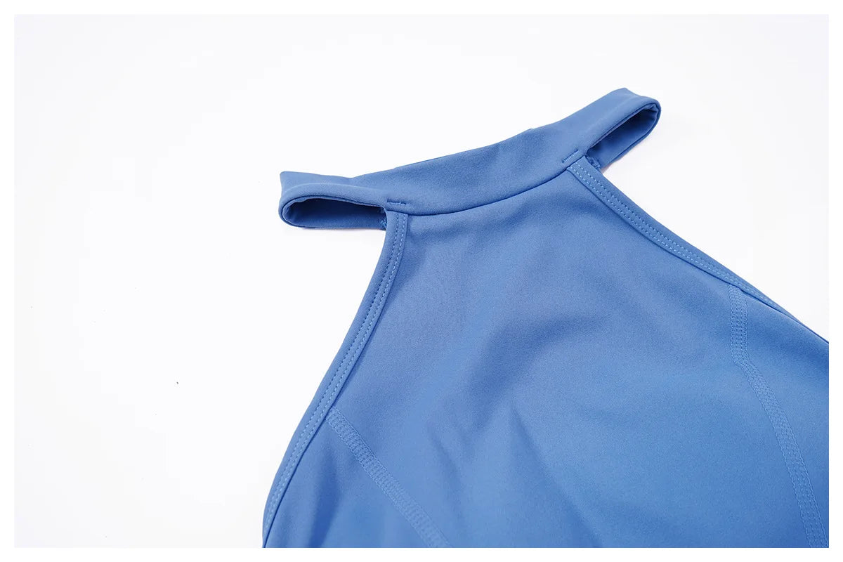 Conjunto de mono sin espalda para entrenamiento, mono de fitness, ropa deportiva siamesa para mujer, chándal, ropa de gimnasio, mono de una pieza, conjunto de yoga